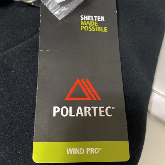 Red Rover NWT PolarTec Wind Pro Black Fleece Jacket Size XS - Picture 9 of 9
